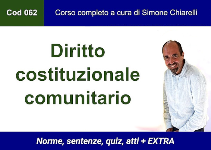 Download Diritto costituzionale e comunitario / diritto pubblico (Cod062) di Omniavis