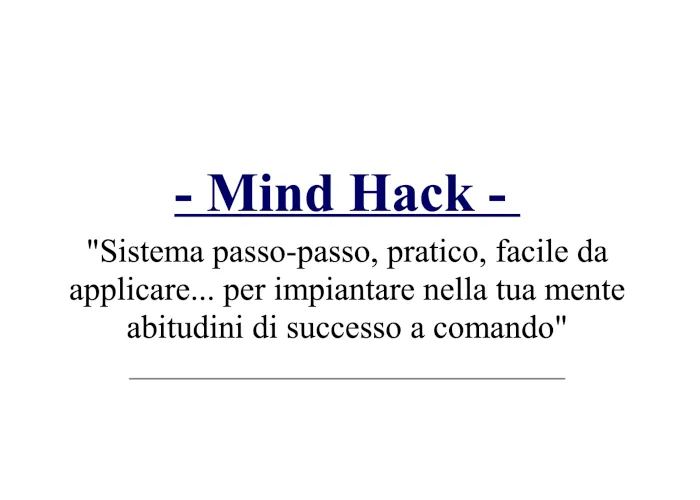 Download Mind Hack di Valerio Conti