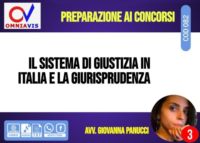 Download Il sistema di giustizia in Italia e la giurisprudenza (Cod082_03) di Omniavis