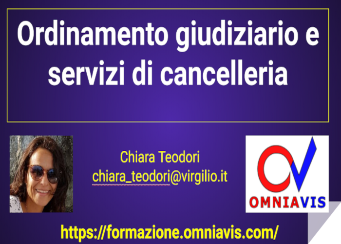 Download Ordinamento giudiziario e servizi di cancelleria (Cod740) di Omniavis