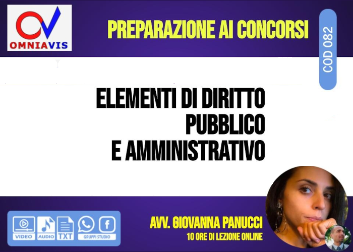Download Elementi di Diritto Pubblico e Amministrativo (Cod082) di Omniavis